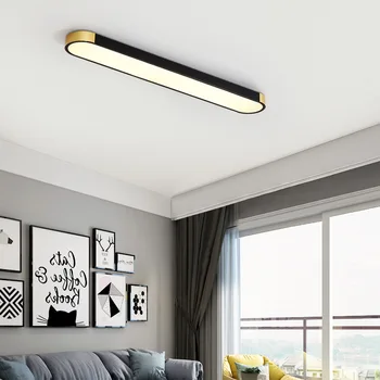 Nordic luz de sala de estar moderna, simples lâmpada de teto LED, lâmpada da tabela, corredor barra de lâmpada, lâmpada do escritório