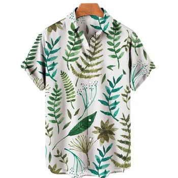 Nova Marca 3d T-Shirt Para Homens Planta Frutas Padrão Engraçado manga Curta Unissex Casual Camisa Havaiana Moda Praia Topo 5XL