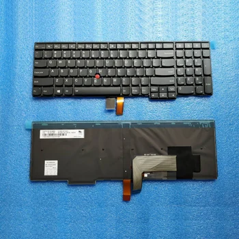 Novo Original para Lenovo ThinkPad T540P W540 W541 T550 T560 W550S P50S Teclado Retroiluminado, luz de fundo inglês 04Y2387 04Y2465