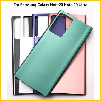 Novo Para Samsung Note20 / Nota 20 Ultra N980 Bateria Tampa posterior 3D, Painel de Vidro, Porta de Vidro de Habitação Caso Adesivo Substituir