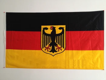 Number4# 3*5 metros Alemanha Bandeira atacado 90*150cm de poliéster bandeira Velho Estilo alemão bandeira com águia de Banner