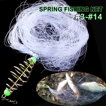 Nylon Primavera Baixio de rede de Pesca com a Noite Luminosa de Esferas Rolamento de Esferas Anel de Pesca Conector de Pesca Baixio de Pesca Peças