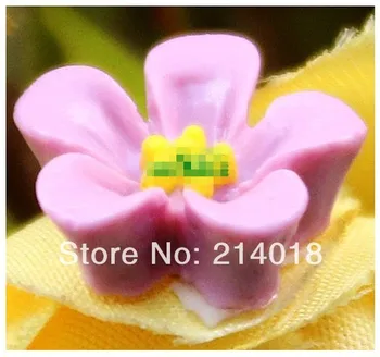 O Envio gratuito de Modelagem de flores de chocolate do molde fondant de decoração do Bolo de moldes de flores moldes 100% comestível, o material Não.si371