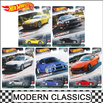 Original Carro Hot Wheels Cultura Moderna Clássicos Fundido 1/64 Modelo de Carro, Nissan, BMW Honda Crianças Garoto de Brinquedos para Meninos de Presente de Aniversário
