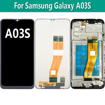 Original de LCD Display Touch Screen Digitalizador Assembly Para Samsung Galaxy A03s SM-A037F SM-A037F/DS A037 LCD de Peças de Reparo