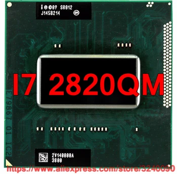 Original lntel Core I7 2820QM SR012 versão oficial da CPU (8M Cache/2.3 GHz-3.4 GHz/processador Quad-Core) i7-2820qm processador de Laptop
