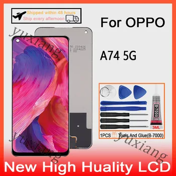 Original Para OPPO A74 5G CPH2197 CPH2263 Tela LCD Touch screen Digitalizador Substituição