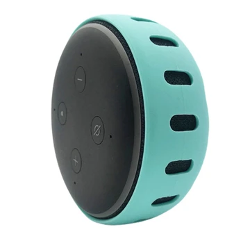 P82F Protetora de Silicone Case Capa Compatível com o Amazon Eco Dot3 o Orador de Bluetooth com Hollows (Multicolors)