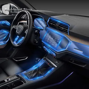Para a Audi Q3 F3 G2B 2012-2020Car Interior console Central TPU Transparente película Protetora Anti-scratc Reparação filme Accessorie Montar