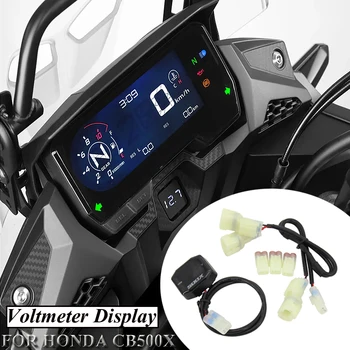 PARA a HONDA, CB500X Acessórios da Motocicleta 2019 Painel Digital Voltímetro Medidor de Tensão CB 500 X Testador de Display Led CB500 X