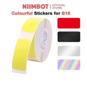 [para B18] [Colorida Série] NIIMBOT Térmica de etiquetas Autocolantes para B18, Impermeável, Anti-Óleo Resistente de Papel