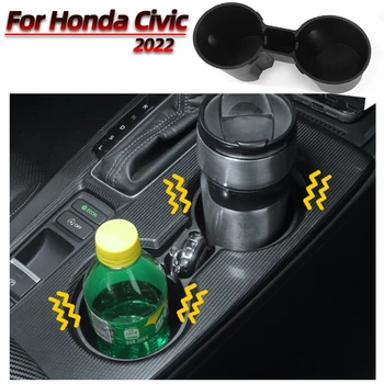 Para Honda Civic/Estilo de 11 de 2022 Console Central Copo de Água de Armazenamento Especial Limitador de Telefone da Caixa de Munti-funcional Bolso Acessórios