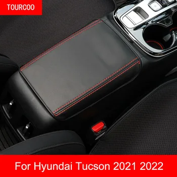 Para Hyundai Tucson 2021 2022 Nx4 Carro do Centro de apoio de Braço Tampa da Caixa de Armazenamento de Almofada Protetor de Modificação acessórios