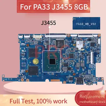 Para PA33 J3455 8GB Portátil placa-Mãe PA33-MB-V02 LZ201909084 SR2Z9 Notebook placa-mãe