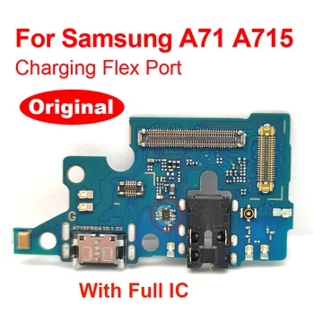 Para Samsung A71 A715 SM-A715F/DS SM-A715F/DSN SM-A715F/DSM Carregador USB Porta de Jack Dock A71 Conector de Carregamento a Bordo do cabo do Cabo flexível