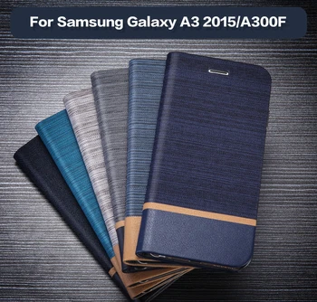 Para Samsung Galaxy A3 2015 Telefone Da Empresa Case Para Samsung Galaxy A5 2015 Flip Case Para Samsung Galaxy Core Primeiro-Estojo De Couro