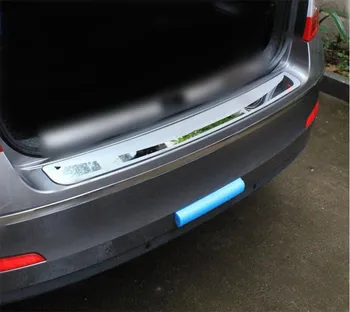 Para Skoda Octavia A7 2015-2018 Carro Sedan-Stying Depois de protetor de pára-choque Traseiro do Tronco Protetor de Soleira da Porta da Placa do Carro Acessórios