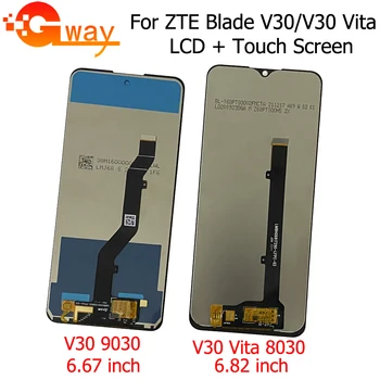 Para ZTE Blade 8030 V30 Vita tela LCD de Toque Digitizier Assembleia Para o ZTE V30 9030 LCD Sensor de Acessórios do Telefone+Ferramentas