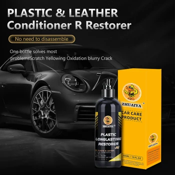 Plástica de Restauração de Back To Black Gloss Car de Produtos de Limpeza Automática de polir E de Reparo de Revestimento Renovador Para o Carro Detalhando ZHUAIYA-A1