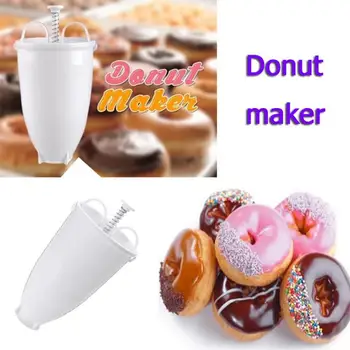 Plástico Donut Maker Dispenser De Rosca Frite-Donut Molde Fácil, Rápido E Portátil Árabe Waffle Maker Cozinha Gadget Drop Shipping