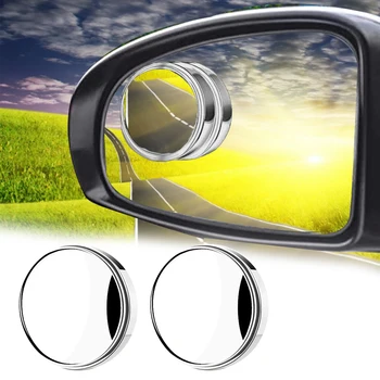 Ponto cego Espelhos HD de Vidro Blindspot Espelhos Retrovisores Exteriores Acessórios Para ampliar a Imagem E a Segurança no Trânsito
