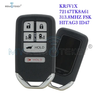 Remtekey 72147-TK8-A61 carro inteligente a tecla 6 botão 313.8 Mhz FSK HITAG-3 ID47 PCF7938 para Honda Odyssey Driver de 2014 2015 2016 2017