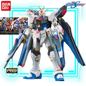 RG Bandai Ação verdadeira Figura Japão Anime Gundam SEED DESTINY Greve Liberdade ZGMF-X20A Gundam Montar Brinquedos Colecionáveis Modelo