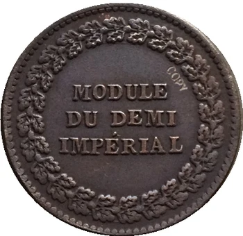 Russo moedas de cobre 1845 cópia 23 mm
