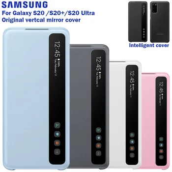 Samsung Original Espelho Smart View Flip Cover Para Samsung GALAXY S20 S20+ S20 Mais S20 Ultra 5G Telefone Inteligente Casos