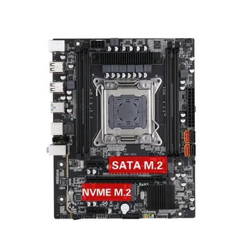 Seatay X99 DDR4 Desktop Motherboard LGA 2011-3 Apoio DDR4 REG ECC Memória e Xeon E5 2678 V3 V4 Processador Nvme M. 2 USB3.0