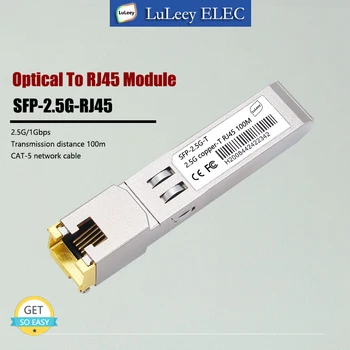 SFP-2.5 GE-RJ45 Gigabit 2,5 G de Módulo SFP Para RJ45 Interface Óptica de Expansão de 2500M Taxa Compatível Huawei H3C TPLINK Cisco Switch