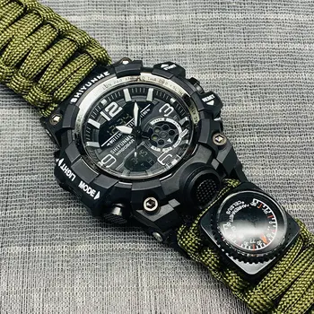 SHIYUNME Novos Esportes dos Homens Relógios Bússola de Luxo Militar Quartzo Relógio Homens Impermeável Masculino Relógio relógio masculino 2022