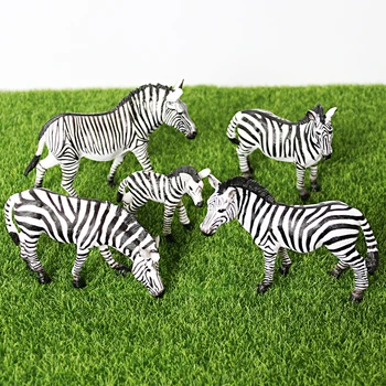 Simulação De Vida Selvagem Zebra Potro Modelo Animal De Figuras De Brinquedos De Animais Selvagens De Figuras De Ação Figura Coleção De Brinquedos Para Crianças De Presente