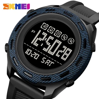 SKMEI 2022 Novo Esporte de Relógios Para Homens da Marca de Luxo Digital Militar Impermeável Homem relógio de Pulso de Moda Pulseira de Silicone Masculino Relógio