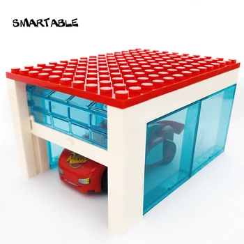 Smartable Garagem com Rolamento Porta MOC Peças de Blocos de Construção de Brinquedos Para as Crianças DIY Grande Casa de Luxo Compatível com Todas as Marcas da Cidade de Dom