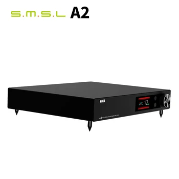 SMSL VMV A2 Amplificador de Potência de Suporte de 32 bits/768kHz DSD512 Potência Máxima Atinge 200W de Potência de Amplificador de SMSL A2