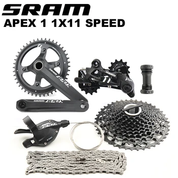 SRAM APEX 1 1X11 Velocidade de Bicicleta de Estrada Fora de Estrada GXP Grupo Shifer Gatilho Desviador Traseiro 11-42T Cassete de Cross Country de Bicicleta Kit