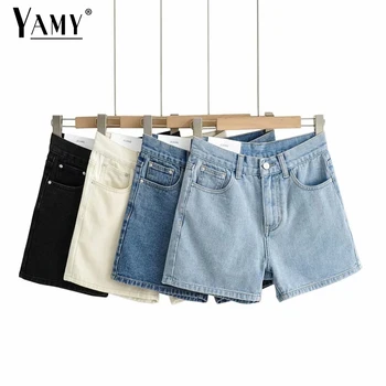 Summer shorts para as mulheres do Vintage black denim shorts mulheres azul shorts jeans plus size coreano moda short jeans feminino branco