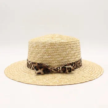 Super ampla Aba Larga do chapéu de palha verão feminino senhoras chapéu de praia viseira de Sol chapéus Panamá mulheres de verão de Palha Natural Velejador Chapéus