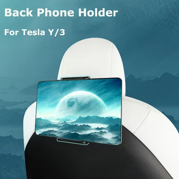 Tesla Model 3 banco de Trás de Telefone do Suporte de 360 Graus de Rotação Stand Auto Encosto de cabeça Bracket Suporte Para Tablet PC iPad Mini Pro Carro