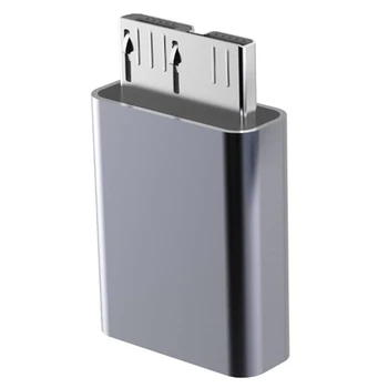 Tipo C Masculino Para Micro-Adaptador Fêmea do USB Connector Para Mac Ligar A Unidade de disco Rígido Portátil Gabinete