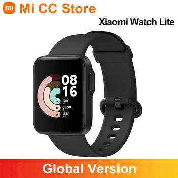 Versão Global Xiaomi Mi Assistir Lite GPS de Fitness Tracker Monitor de frequência Cardíaca Inteligente Esporte Pulseira de 1,4 polegadas compatível com Bluetooth 5.0