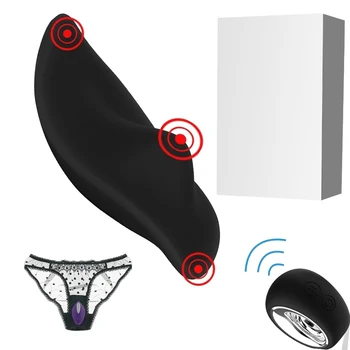 Wearable Invisível Vibração Calcinha para as Mulheres, sem Fio, Vibração com Controle Remoto Brinquedos Sexuais para Casais Estimulador de Clitóris