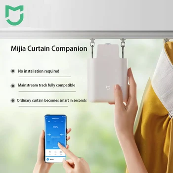 Xiaomi mijia Inteligente Cortina de Motor de Voz Interruptor de Controle Elétrico Cortina Robô mijia APLICATIVO de Controle do Timer Configuração de Malha Inteligente de Ligação