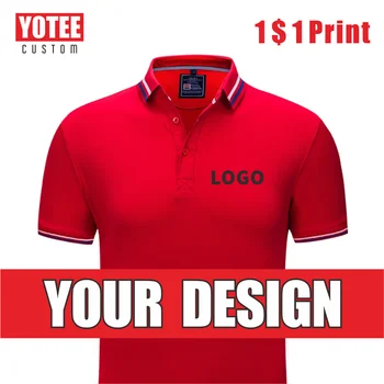 YOTEE2021 Casual de Negócios de Alta Qualidade Individual, de sociedades do Grupo Logotipo Personalizado Camisa de POLO de Homens e Mulheres de Topo Personalizada