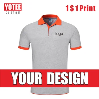 YOTEE2021 novo bordados de algodão de manga curta camisa de polo de empresa de personalização de grupo de hotéis baratos homens e mulheres POLO manga curta