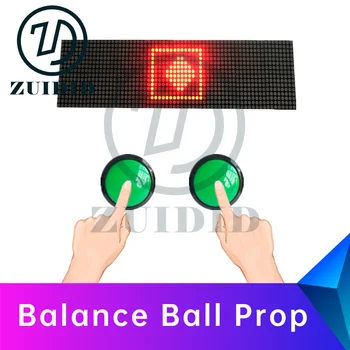 ZUIDID room escape Bola de Equilíbrio Prop prima os dois botões de plástico para equilibrar o cursor bola para desbloquear jogo de escape