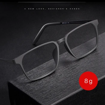 Óptica Óculos de Armação para Homens e Mulheres 8878 de Titânio Flexível Pernas com o TR-90 Frente de Plástico Aro de Óculos de Armação de Óculos